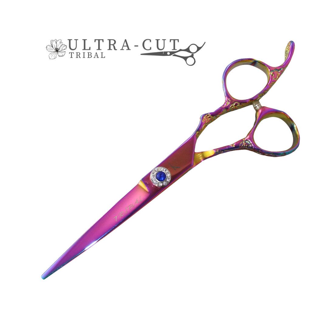 Tribal Ultra-Cut  Blues Set 6 inches pink and gold