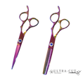 Load image into Gallery viewer, Tribal Ultra-Cut  Blues Set 6 inches pink and gold