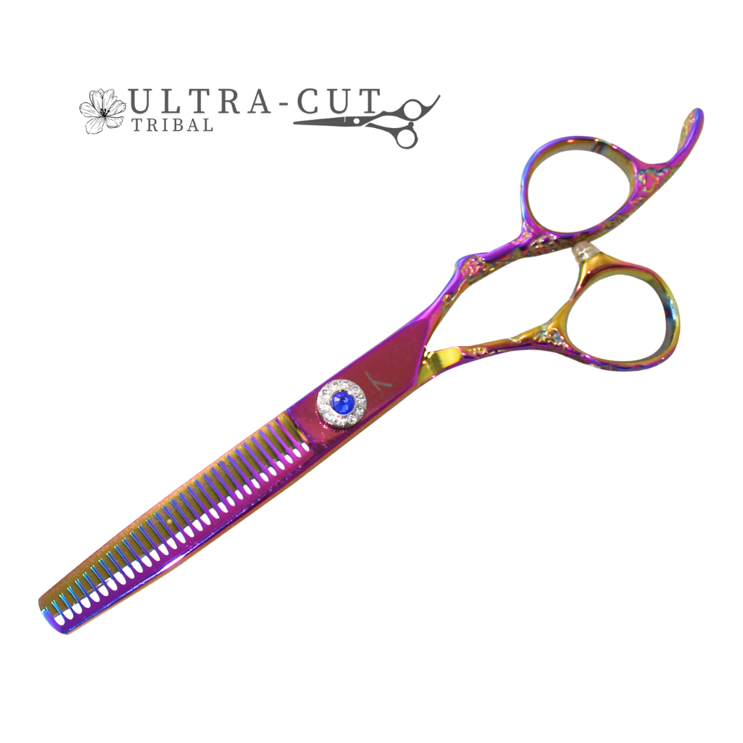 Tribal Ultra-Cut  Blues Set 6 inches pink and gold