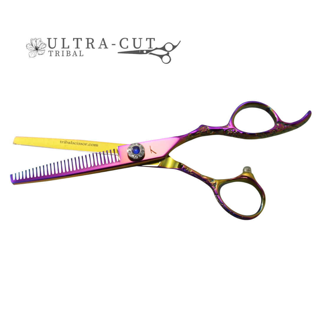 Tribal Ultra-Cut  Blues Set 6 inches pink and gold