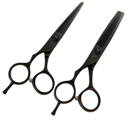 Ensemble Tribal black convex gaucher 6 pouces