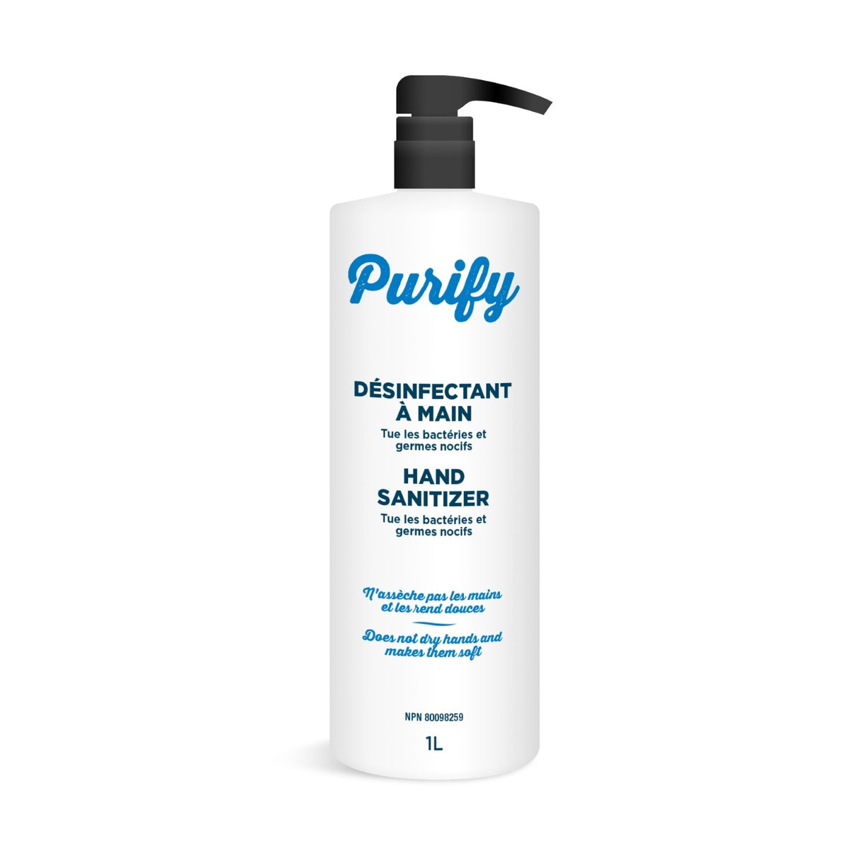 Purify desinfectante de manos, 1 litro