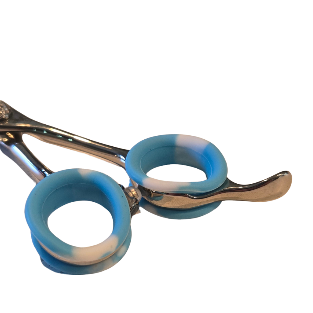 Anneaux a ciseau en silicone couleur variée