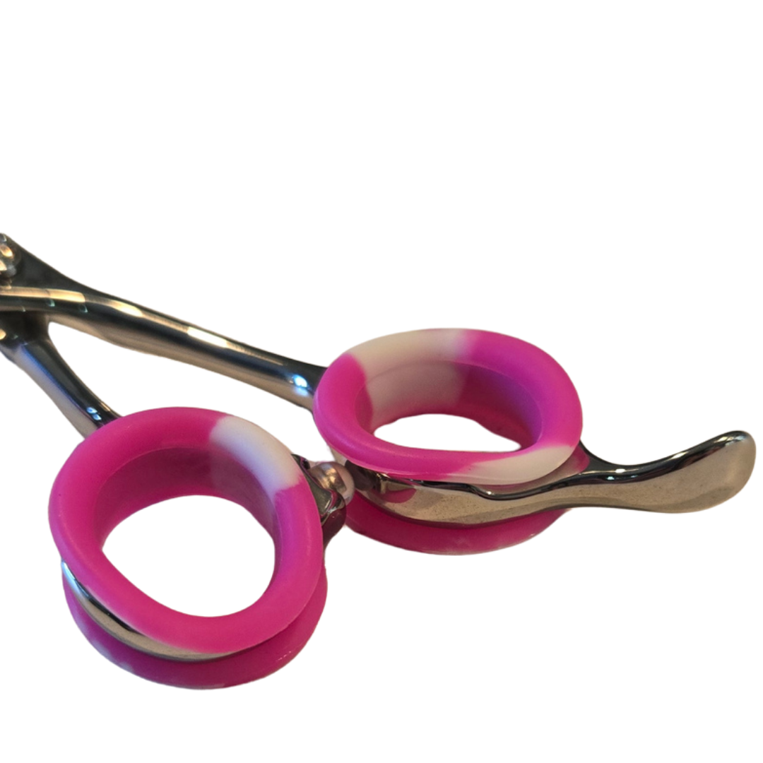 Anneaux a ciseau en silicone couleur variée