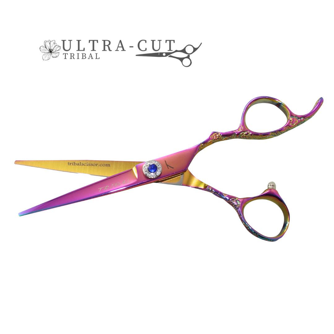 Tribal Ultra-Cut  Blues 6 inch Pink and Gold