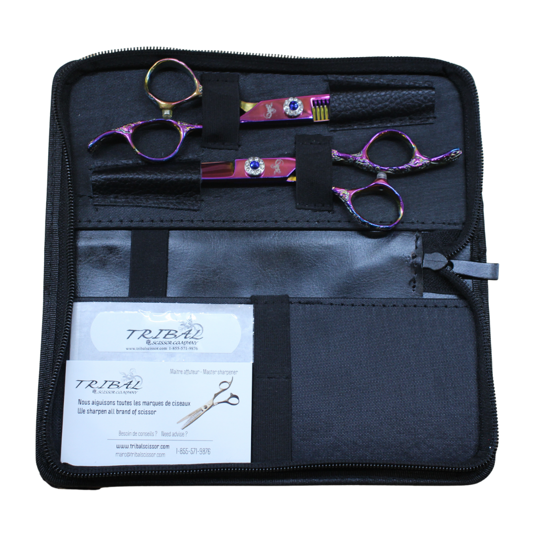 Final Case | KIT BLUES ET OR | scissor(s) in case