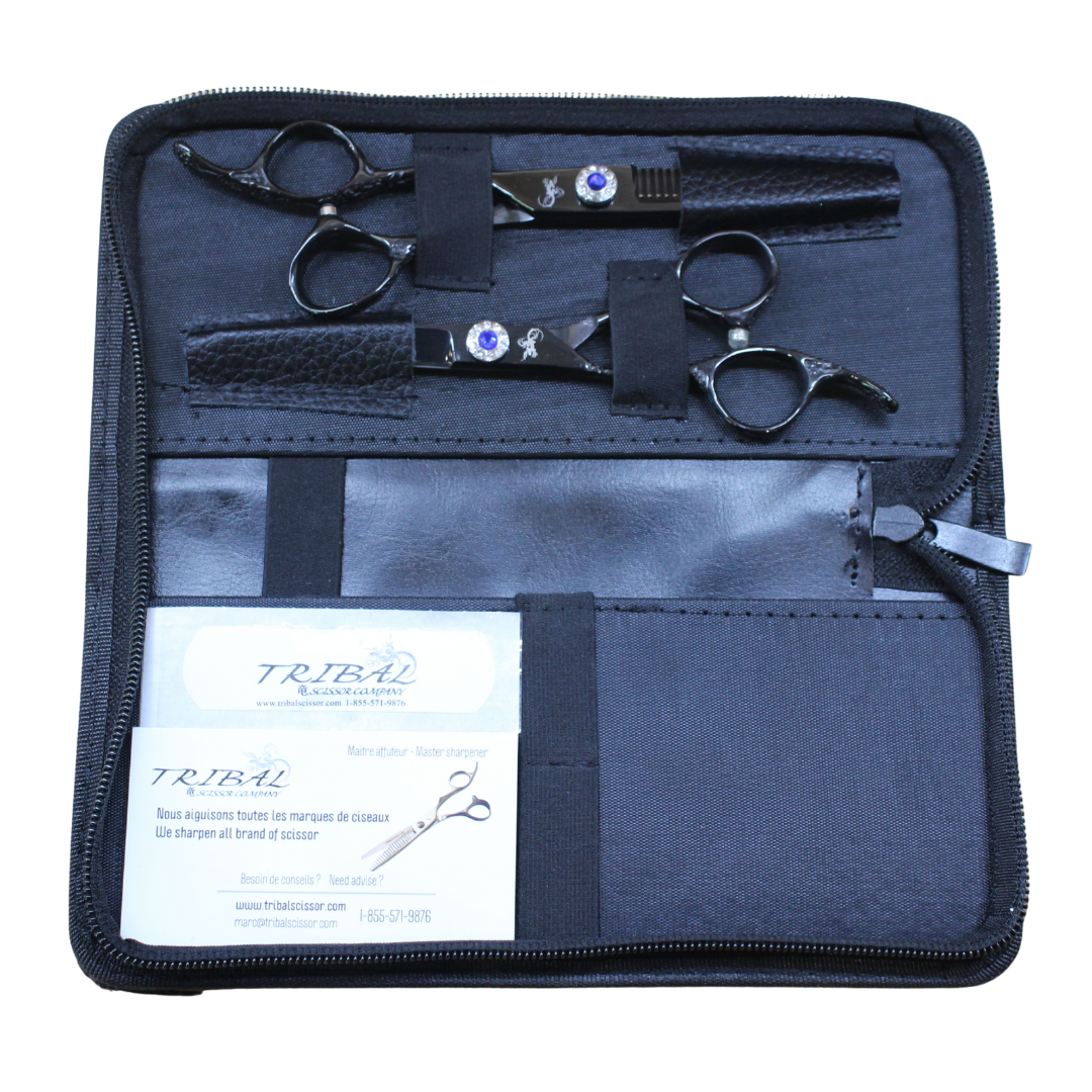 Final Case | KIT BLUES NOIR LEFTY | scissor(s) in case