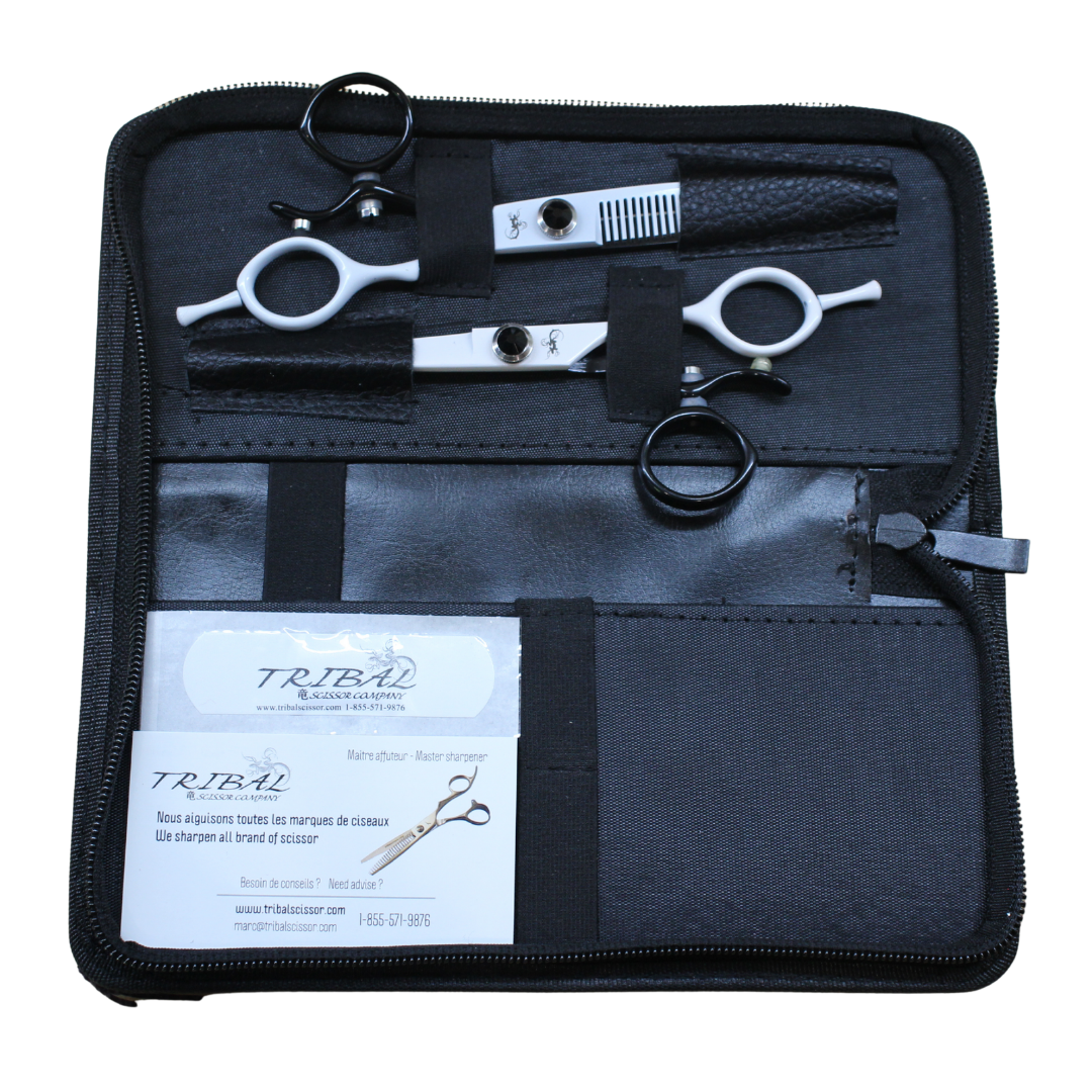 Final Case | KIT TWIST NOIR ET BLANC | scissor(s) in case