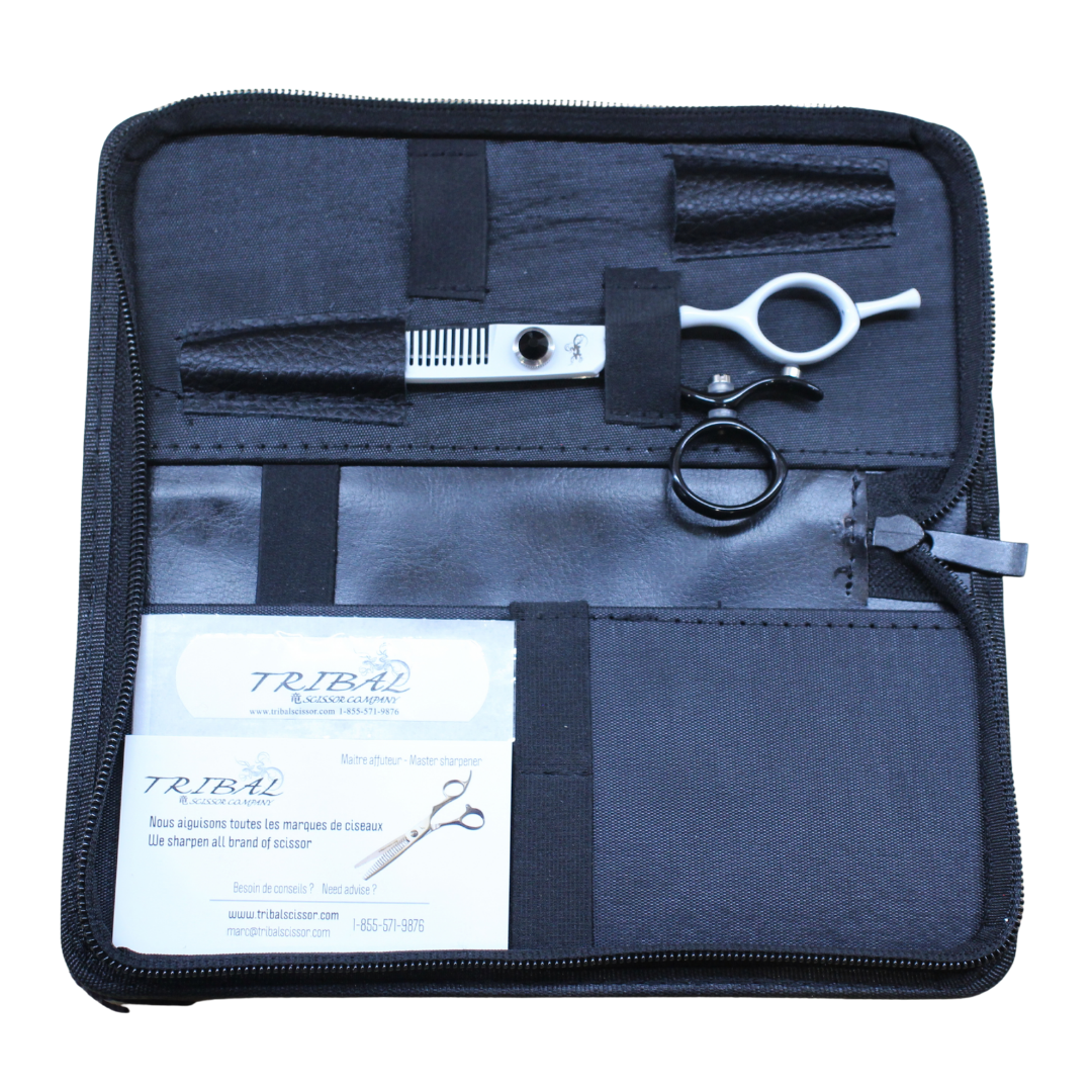 Final Case | TWIST NOIR ET BLANC TH | scissor(s) in case